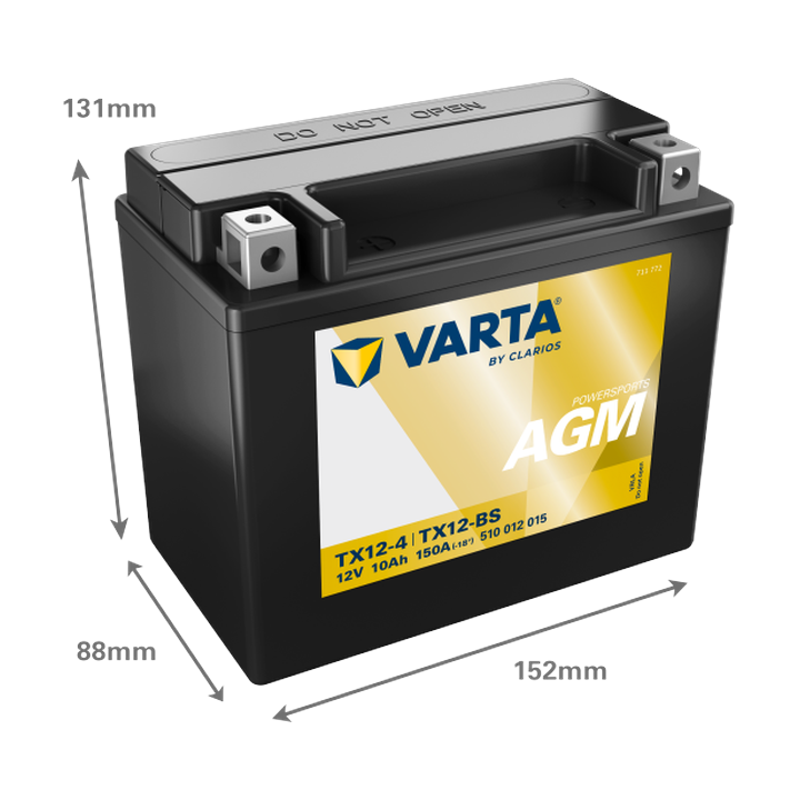 Batteria moto Varta 510012015 12V 10Ah 150A · Málaga