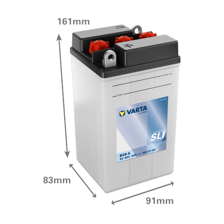 Batteria moto Varta 008011004 6V 8Ah 40A · Málaga