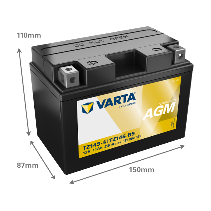 Motorradbatterie Varta 511902023 12V 11Ah 230A · Málaga