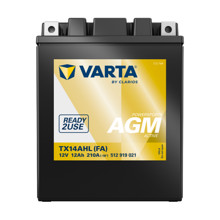 Motorradbatterie Varta 512919021 12V 12Ah 210A · Málaga