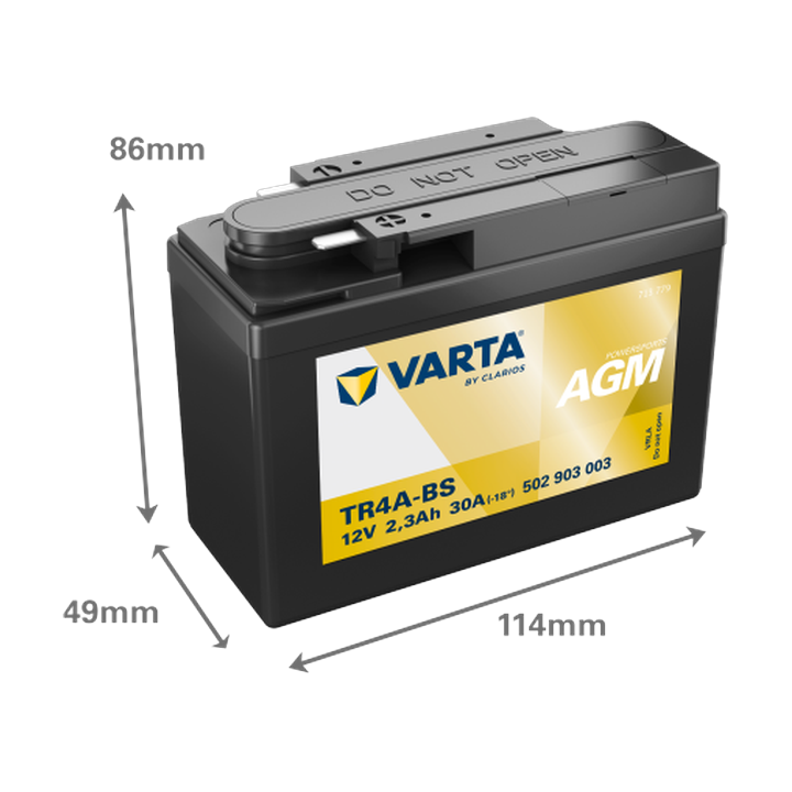 Bateria de mota Varta 502903003 12V 2.3Ah 30A · Málaga