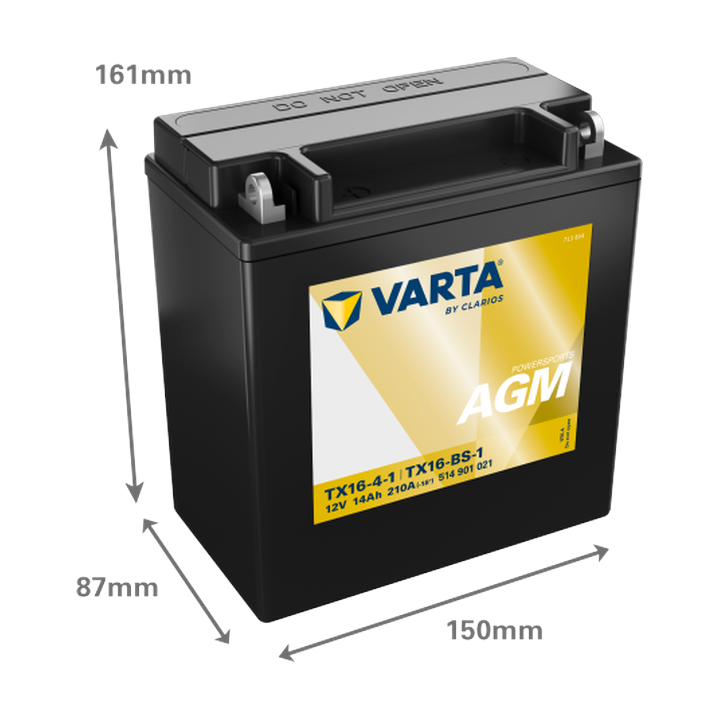 Batería de moto Varta 514901021 12V 14Ah 210A · Málaga