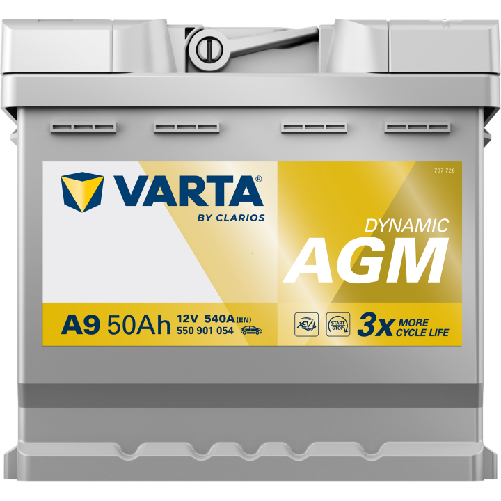 Autobatterie Varta A9 12V 50Ah 540A · Málaga