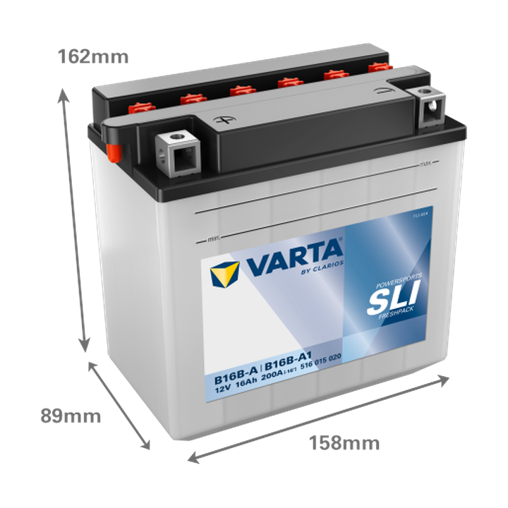 Bateria de mota Varta 516015020 12V 16Ah 200A · Málaga