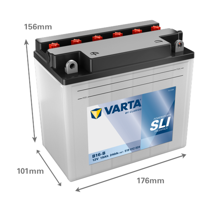 Batteria moto Varta 519012024 12V 19Ah 240A · Málaga