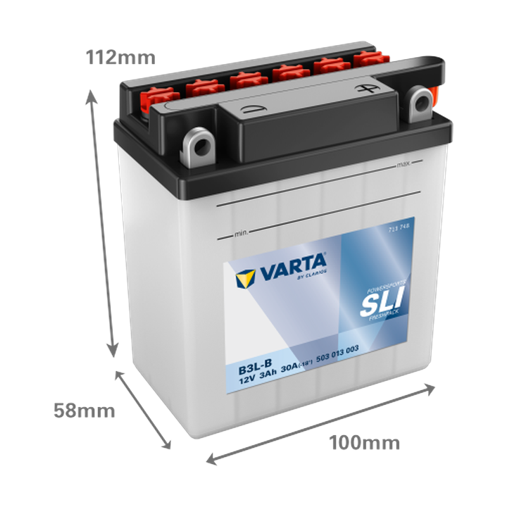 Motorradbatterie Varta 503013003 12V 3Ah 30A · Málaga