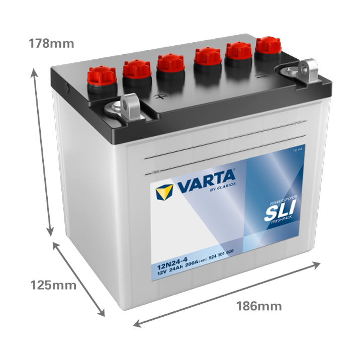 Bateria de mota Varta 524101020 12V 24Ah 200A · Málaga