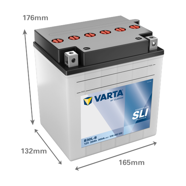 Batterie moto Varta 530400030 12V 30Ah 300A · Málaga