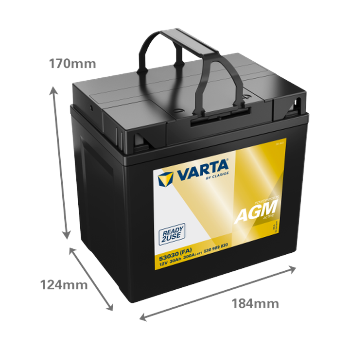 Bateria de mota Varta 530909030 12V 30Ah 300A · Málaga