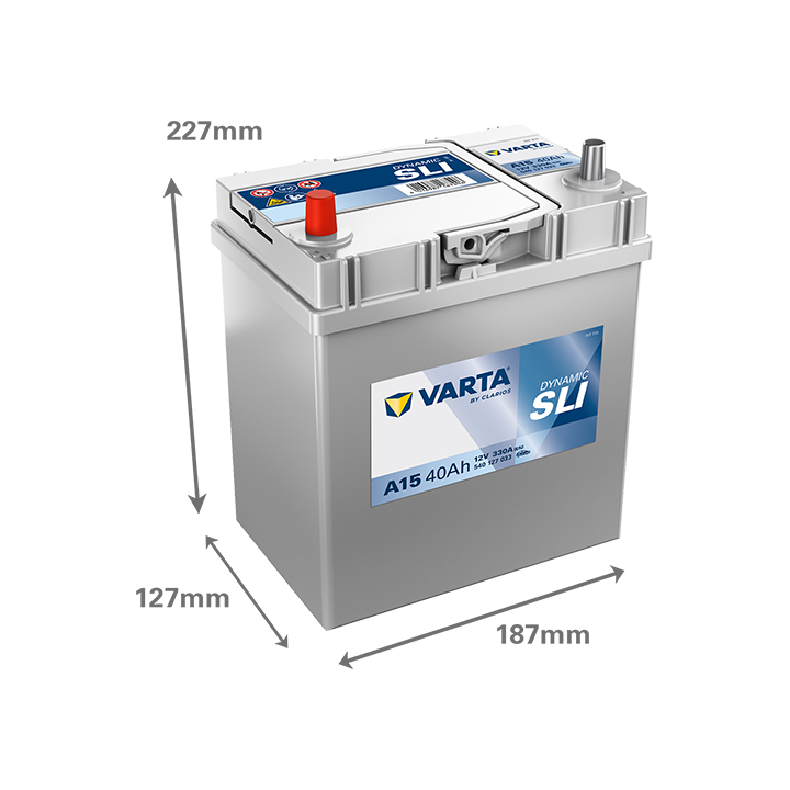 Autobatterie Varta A15 12V 40Ah 330A · Málaga