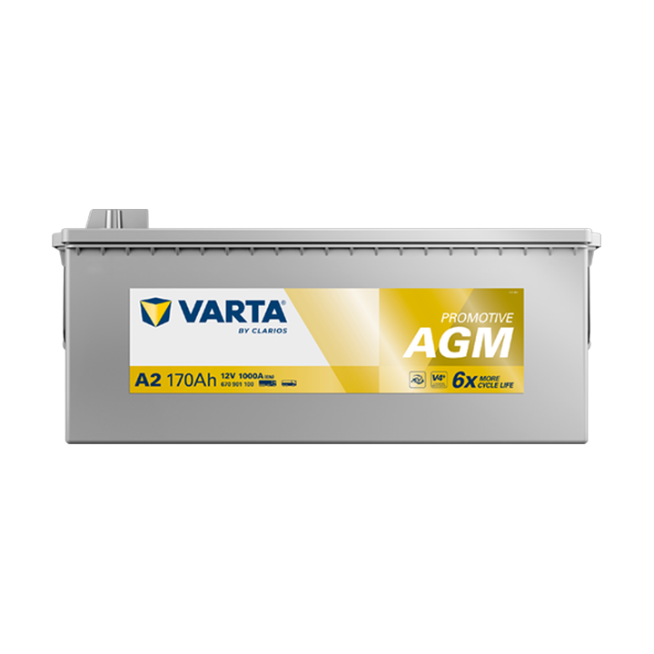 Batteria camion Varta A2 12V 170Ah 1000A · Málaga