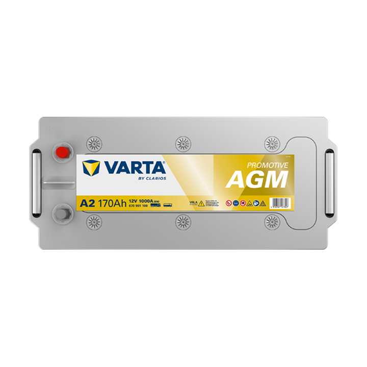 Truck battery Varta A2 12V 170Ah 1000A · Málaga