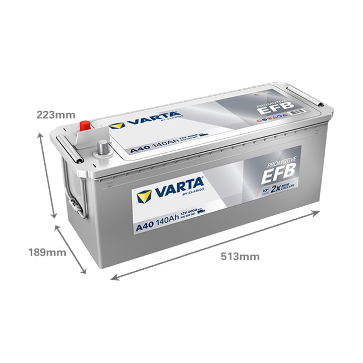 LKW-Batterie Varta A40 12V 140Ah 800A · Málaga