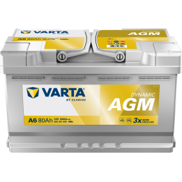 Batterie voiture Varta A6 12V 80Ah 800A · Málaga