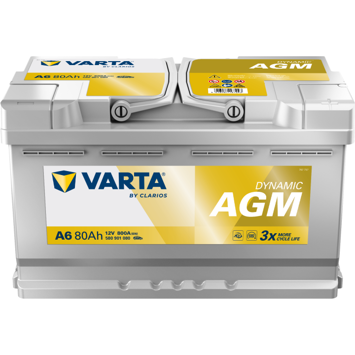 Batterie voiture Varta A6 12V 80Ah 800A · Málaga