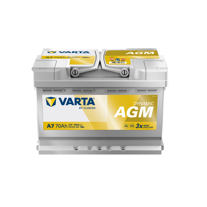 Autobatterie Varta A7 12V 70Ah 760A · Málaga