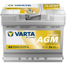 Batterie voiture Varta A8 12V 60Ah 680A · Málaga
