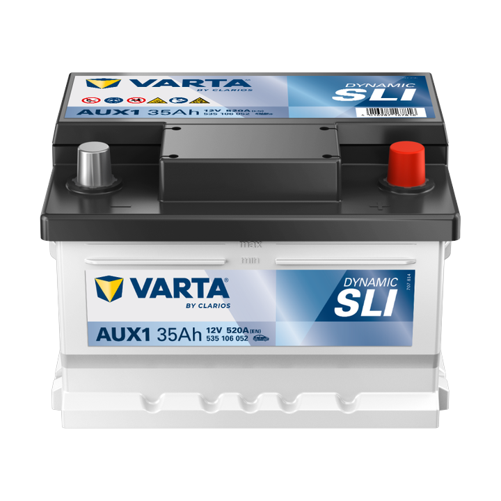 Batería de coche Varta AUX1 12V 35Ah 520A