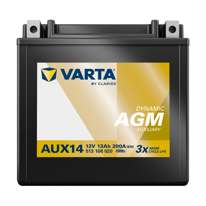 Batería de coche Varta AUX14 12V 13Ah 200A — 2