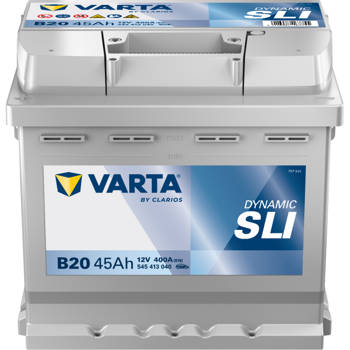 Batteria auto Varta B20 12V 45Ah 400A · Málaga
