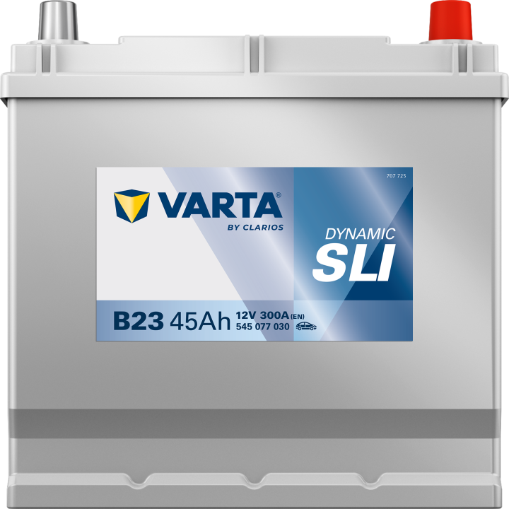 Car battery Varta B23 12V 45Ah 300A · Málaga