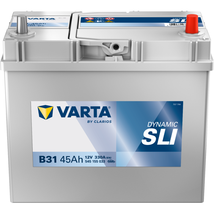 Car battery Varta B31 12V 45Ah 330A · Málaga