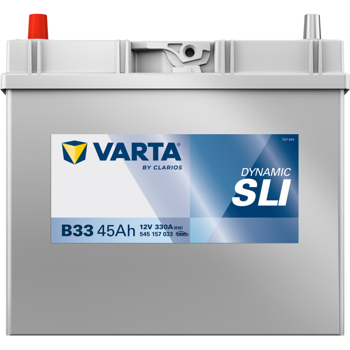 Batteria auto Varta B33 12V 45Ah 330A · Málaga