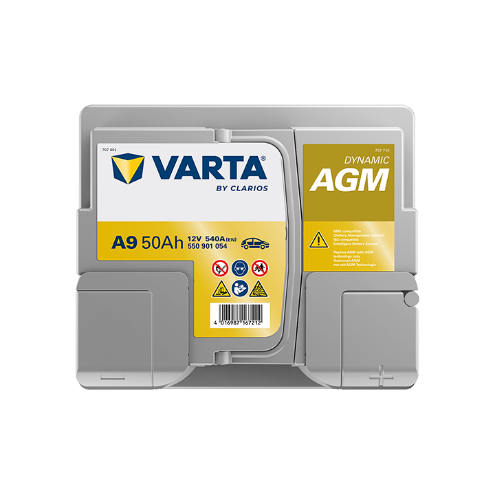 Batteria auto Varta A9 12V 50Ah 540A · Málaga