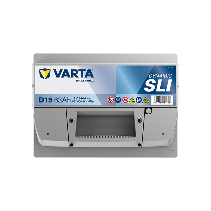 Bateria de carro Varta D15 12V 63Ah 610A · Málaga