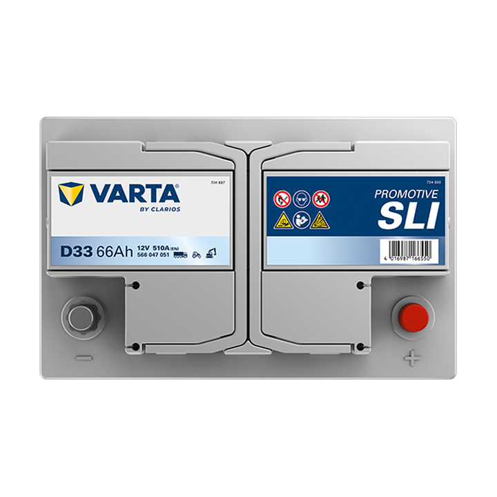 Batteria camion Varta D33 12V 66Ah 510A · Málaga