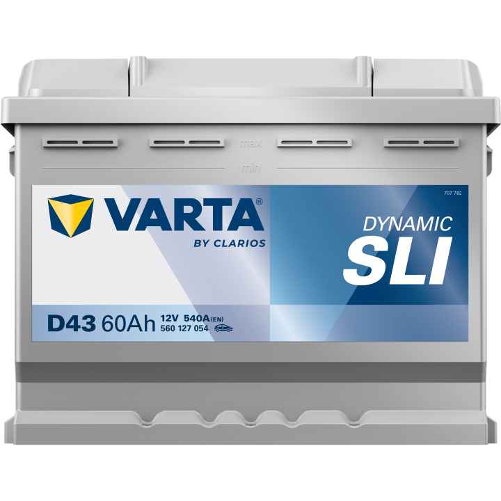 Batteria auto Varta D43 12V 60Ah 540A · Málaga