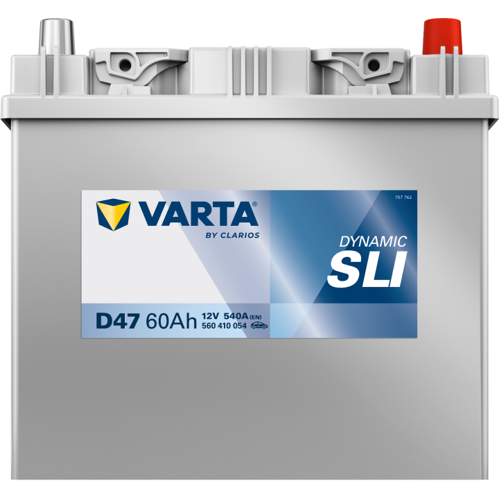 Batteria auto Varta D47 12V 60Ah 540A · Málaga