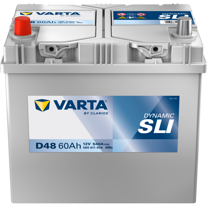 Autobatterie Varta D48 12V 60Ah 540A · Málaga