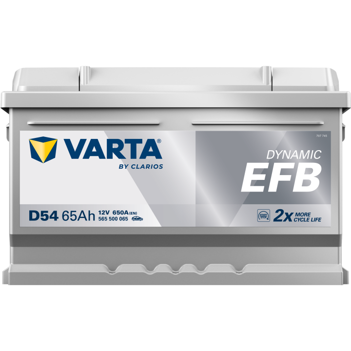 Batteria auto Varta D54 12V 65Ah 650A · Málaga