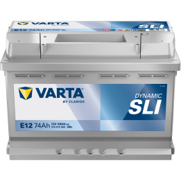 Bateria de carro Varta E12 12V 74Ah 680A · Málaga