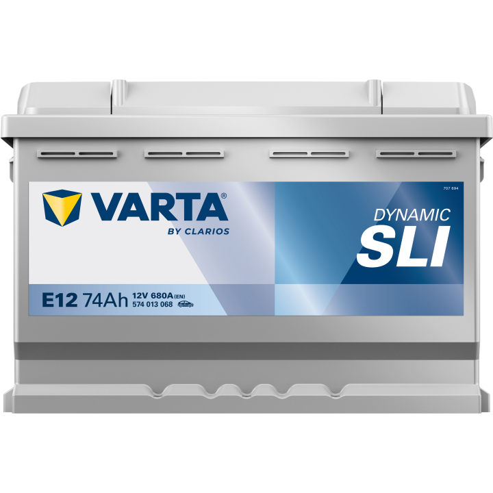 Batteria auto Varta E12 12V 74Ah 680A · Málaga