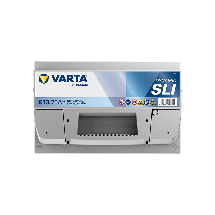 Car battery Varta E13 12V 70Ah 640A · Málaga