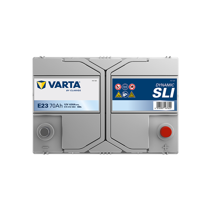 Batería de coche Varta E23 12V 70Ah 630A · Málaga