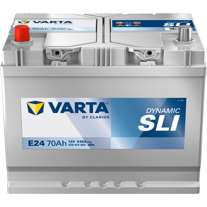 Batteria auto Varta E24 12V 70Ah 630A · Málaga