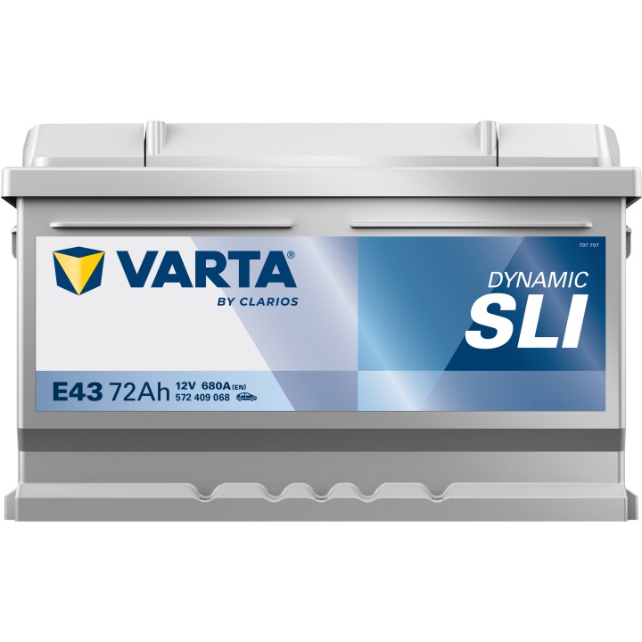 Bateria de carro Varta E43 12V 72Ah 680A · Málaga