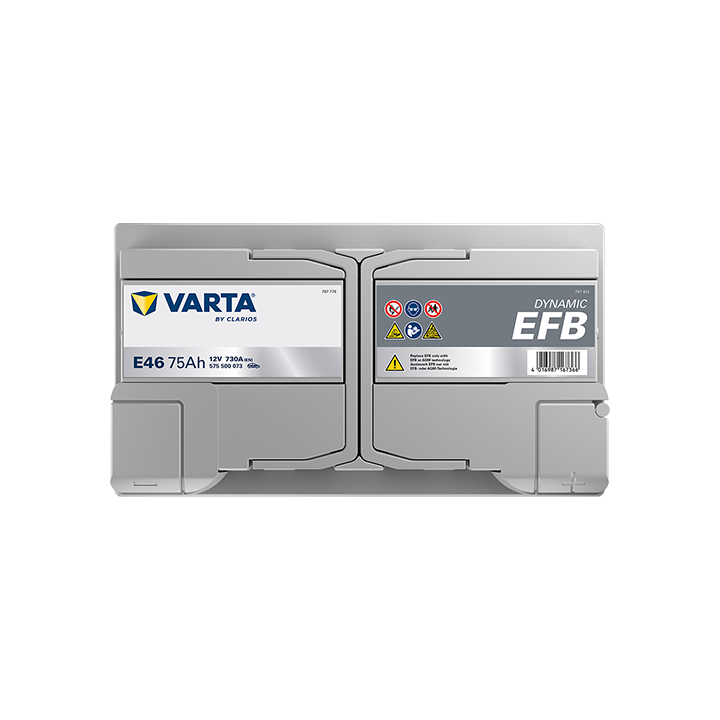 Batería de coche Varta E46 12V 75Ah 730A · Málaga