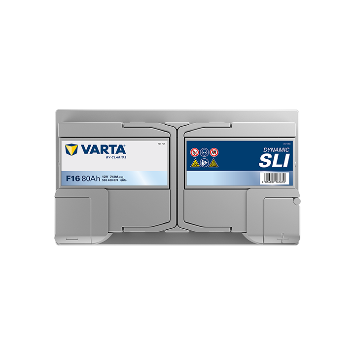 Batteria auto Varta F16 12V 80Ah 740A · Málaga