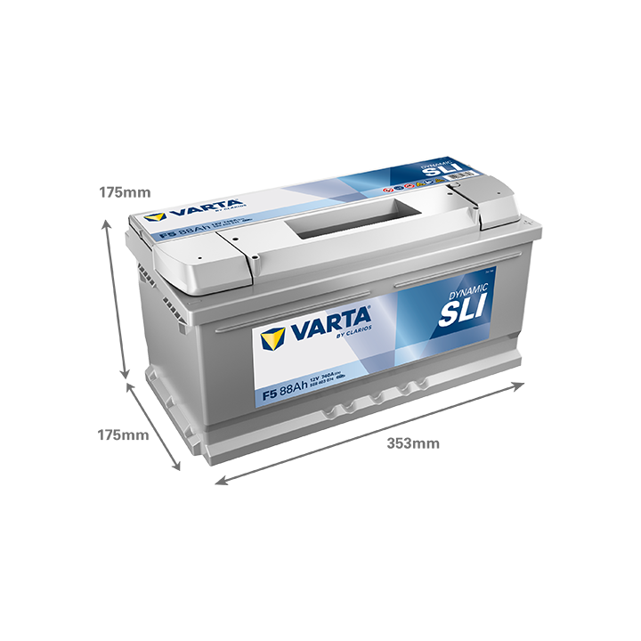 Batteria auto Varta F5 12V 88Ah 740A · Málaga