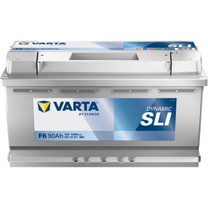 Car battery Varta F6 12V 90Ah 720A · Málaga