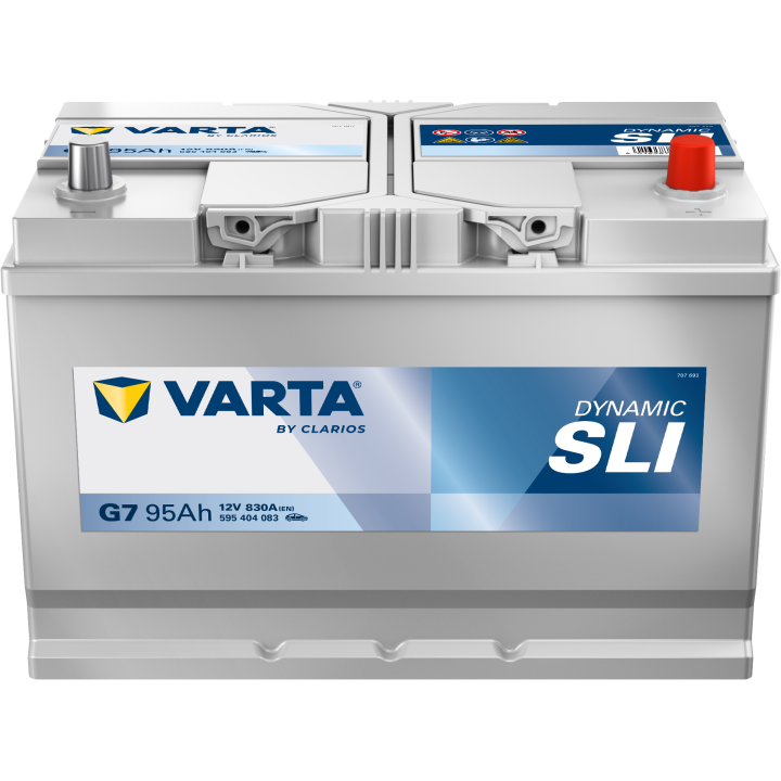 Car battery Varta G7 12V 95Ah 830A · Málaga