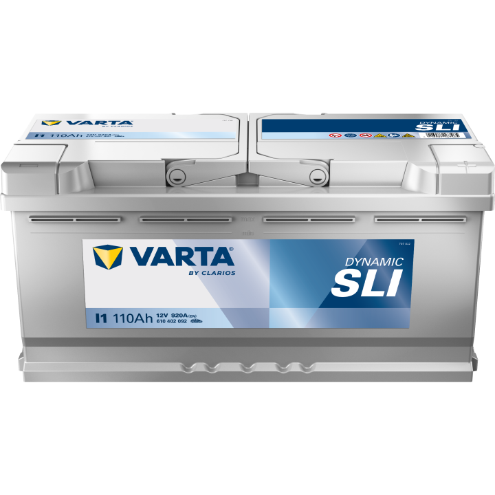Car battery Varta I1 12V 110Ah 920A · Málaga