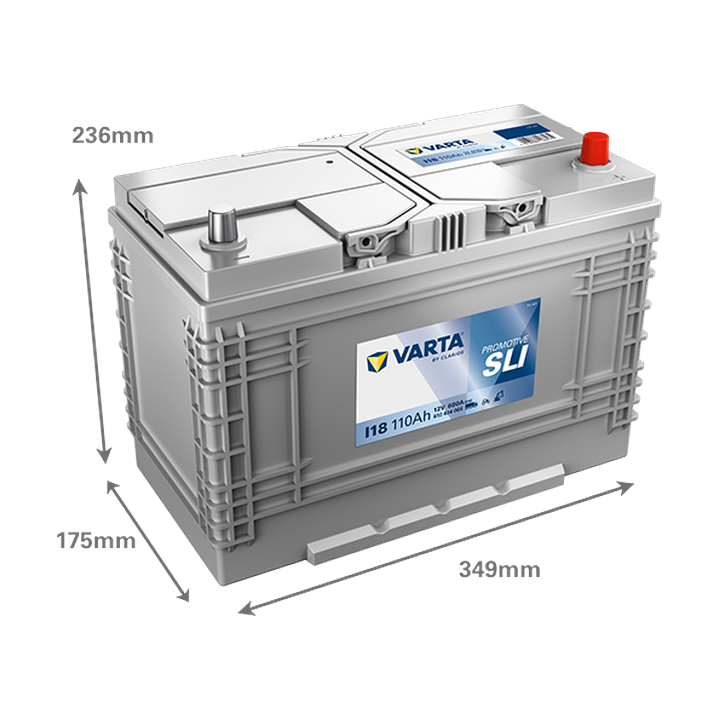 Truck battery Varta I18 12V 110Ah 680A · Málaga