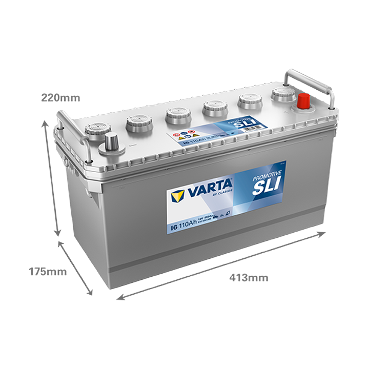 Bateria de camião Varta I6 12V 110Ah 850A · Málaga