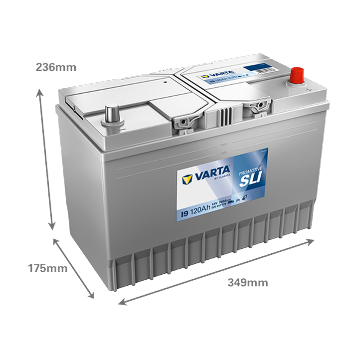 Bateria de camião Varta I9 12V 120Ah 780A · Málaga