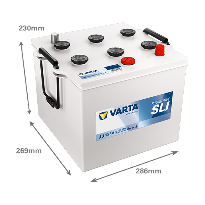 LKW-Batterie Varta J3 12V 125Ah 950A · Málaga